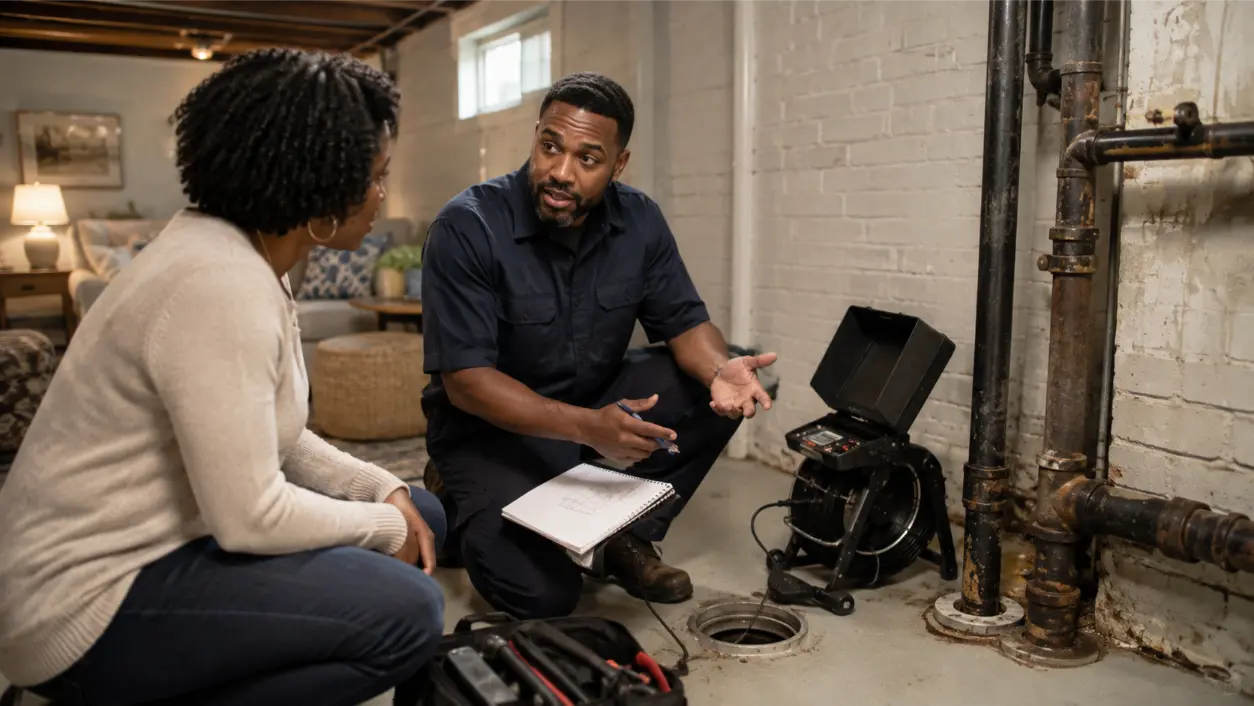 Articles If your drains keep clogging after cleaning, learn how roots, corrosion, sags, offsets, buildup, or pipe damage can make the blockage return and when camera inspection can help.
