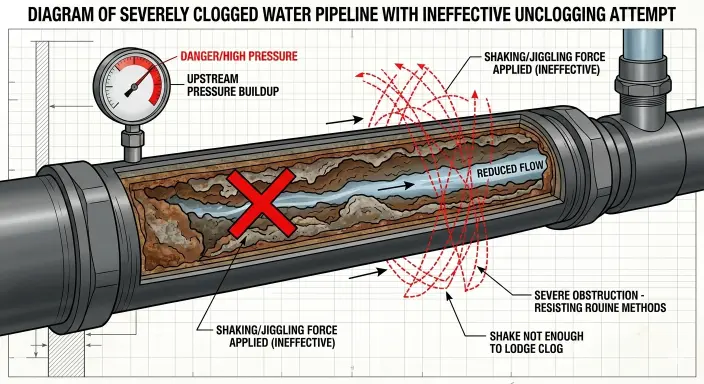 Snaking Didn’t Fix the Clog? Learn common causes—roots, pipe belly, buildup—and the next step that stops the cycle.